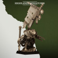 Highlands Miniatures - Sewer Vermin - Vermin Lord With Banner 1