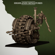 Highlands Miniatures - Sewer Vermin - Vermin Wheeled Enginer