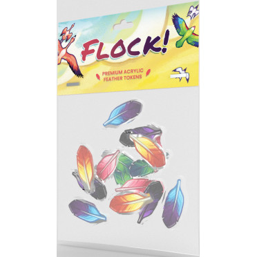 Flock!: Premium Acrylic Feather Tokens