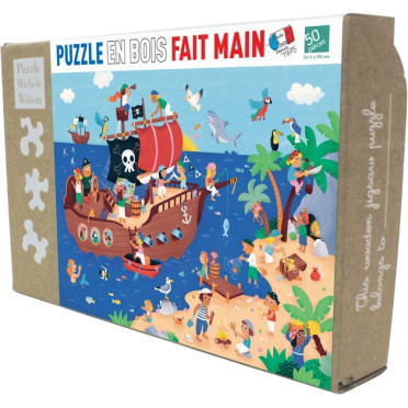 Puzzle - Les Pirates en Vacances - 50 pièces