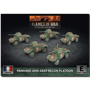 Flames of War - Blitzkrieg - Panhard AMD Deep Recon Platoon