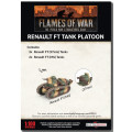 Flames of War - Blitzkrieg - Renault FT Tank Platoon 1