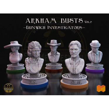 Lovecraft Investigator Busts Vol.2 – The Dunwich Investigators