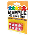 Meeple - D6 Dice Set - Red 0