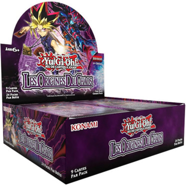 Boite de Yu-Gi-Oh! JCC - Les Origines du Chaos - Boite de 24 Boosters