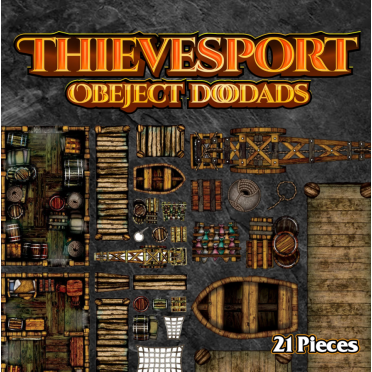 Boite de Roleplaying Objects - Thievesport - 21 Pieces