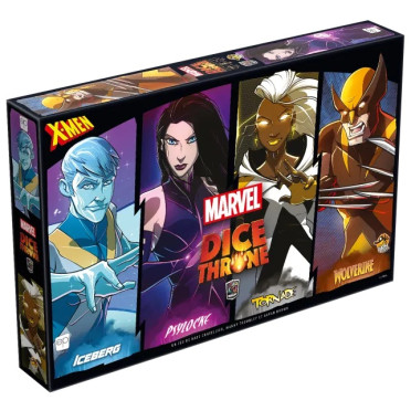 Boite de Dice Throne Marvel: Iceberg, Psylocke, Tornade, Wolverine - Occasion