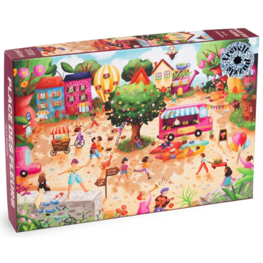 Boite de Puzzle - Place des Fleurs - 1000 pièces