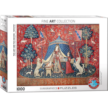 Boite de Puzzle - La Dame à la Licorne - 1000 pièces