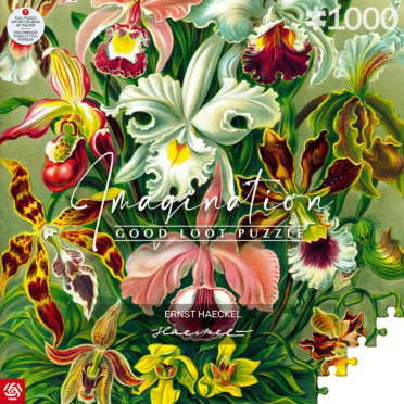Boite de Puzzle - Ernst Haeckel - Orchid - 1000 pièces