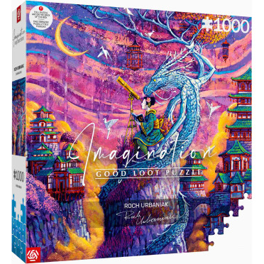 Boite de Puzzle - Roch Urbaniak - Sakura & Ryu - 1000 pièces