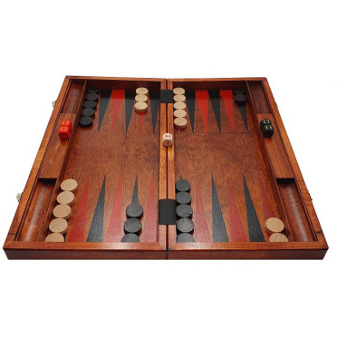 Boite de Backgammon Jacquet 40 cm Luxe