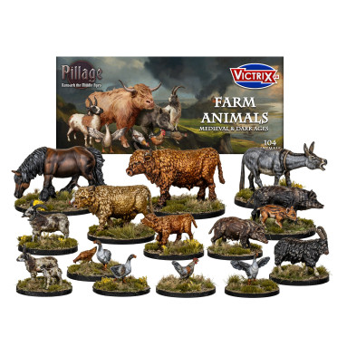 Boite de Medieval Farm Animals