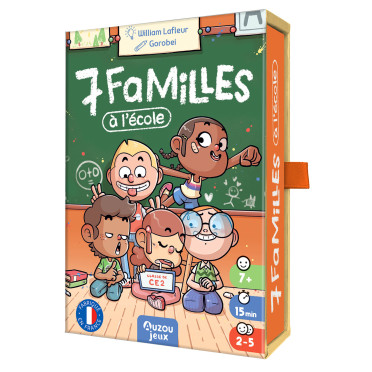 Boite de Jeu de 7 familles - A l'école