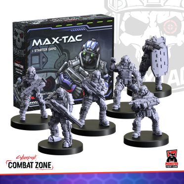Boite de Cyberpunk Red - Combat Zone : MAX-TAC Starter Gang