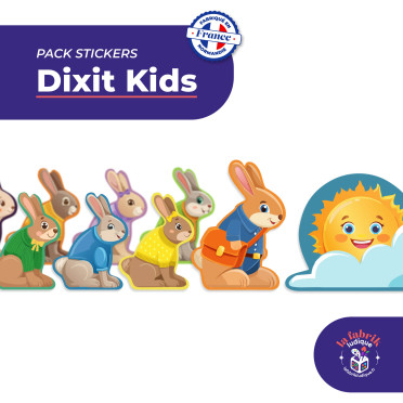 Boite de Dixit Kids - Pack de stickers