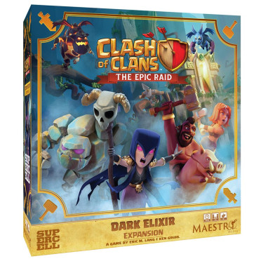 Boite de Clash of Clans The Epic Raid - Dark Elixir Expansion