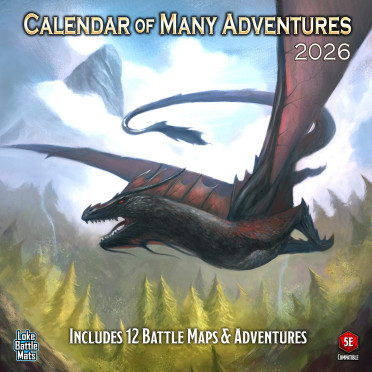 Boite de Calendar Of Many Adventures 2026