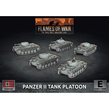 Boite de Flames of War - Blitzkrieg - Panzer II Platoon