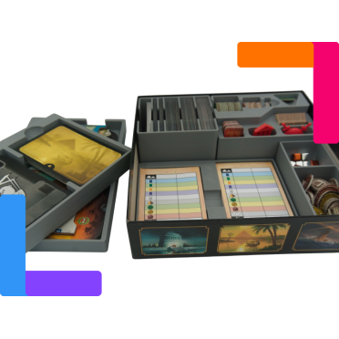 Boite de Insert Compatible 7 Wonders Duel + extensions