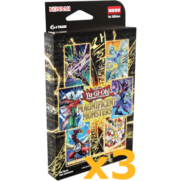Boite de Yu-Gi-Oh! TCG - Lot de 3 Magnificent Monsters