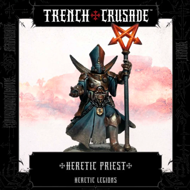 Boite de Trench Crusade - Heretic Legions - Heretic Priest with Polearm, Knife