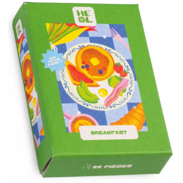 Boite de Mini puzzle - Breakfast – 99 pièces
