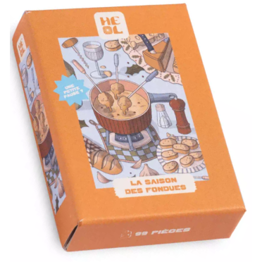 Boite de Mini puzzle - La Saison des Fondues – 99 pièces