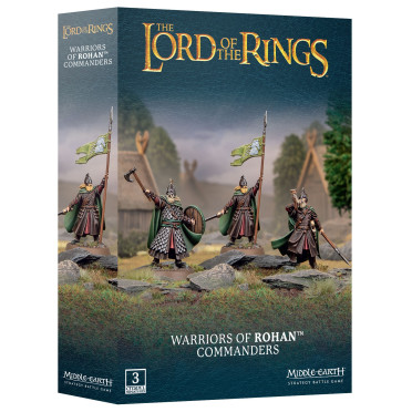 Boite de The Lord of The Rings : Middle Earth Strategy Battle Game - Warriors of Rohan Commanders