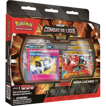 Boite de Pokémon : Deck Combat de Ligue Méga-Lucario‑ex