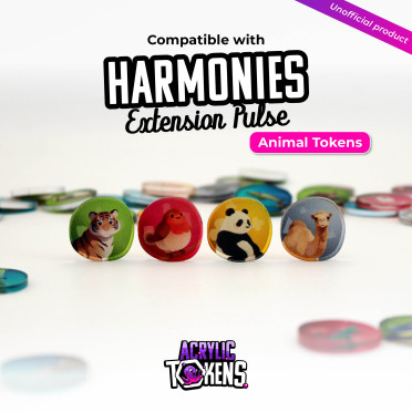Boite de Harmonies - Jetons Animaux Acrylique - Extension Pulse