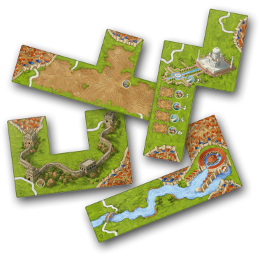 Boite de Carcassonne : Die Wunder der Menschheit/The Wonders of Humanity SET III
