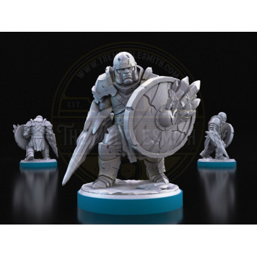 Boite de Frost Bound Thrall with Shield, Ice Zombie