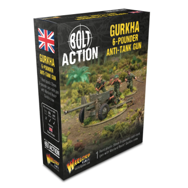 Boite de Bolt Action - Commonwealth - Gurkha 6-Pounder Anti-tank Gun