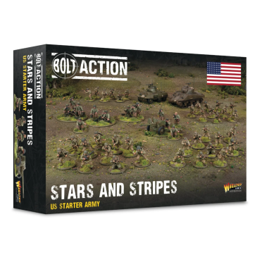 Boite de Bolt Action - USA - Stars and Stripes US Starter Army