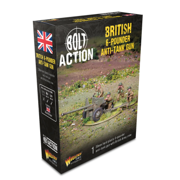 Boite de Bolt Action - British - 6-Pounder Anti-tank Gun