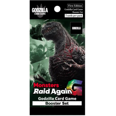 Boite de Godzilla Card Game: Monsters Raid Again - Booster Pack