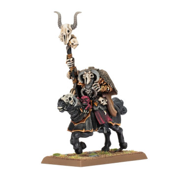 Boite de Warhammer - The Old World : Guerriers du Chaos - Sorcier du Chaos sur Destrier du Chaos