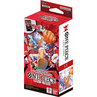 Boite de One Piece Le Jeu de Cartes : Deck pour Débutant 31 - Monkey D. Luffy