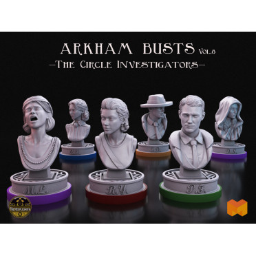 Boite de Bustes d'Investigateurs Lovecraftiens Vol. 8 – Investigateurs du Cercle Brisé