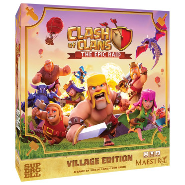 Boite de Clash of Clans: The Epic Raid - Village Edition