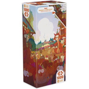 Boite de Puzzle Twist - Cheeky Fox - 1000 Pièces