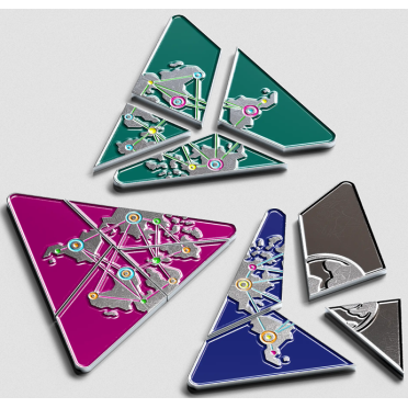 Boite de Triangulation: Deluxe Metal Tokens