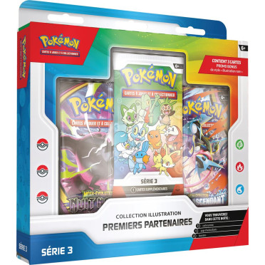 Boite de Pokémon : Collection Illustration Premiers Partenaires – Série 3