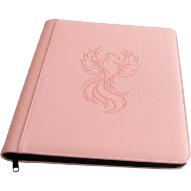 Boite de Toploader Binder - Album 9 poches Premium - 288 emplacements - Rose