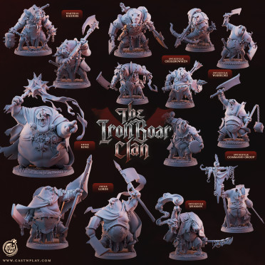 Boite de Cast n Play - Clan des Groins de Fer - Set Complet
