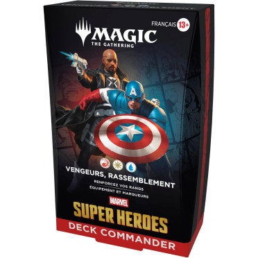 Boite de Magic: The Gathering - Marvel Super Heroes Commander Deck - Vengeurs, Rassemblement