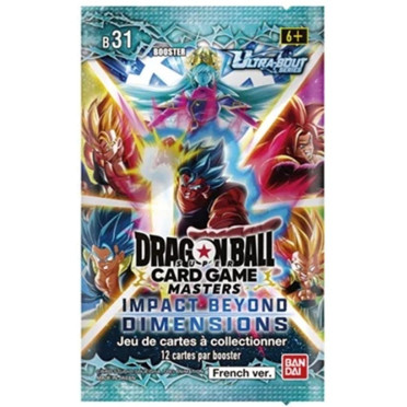 Boite de Dragon Ball Super Masters : Booster Ultra-Bout 04 - Impact Beyond Dimension