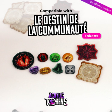 Boite de Le Destin de la Communauté - Jetons en acrylique