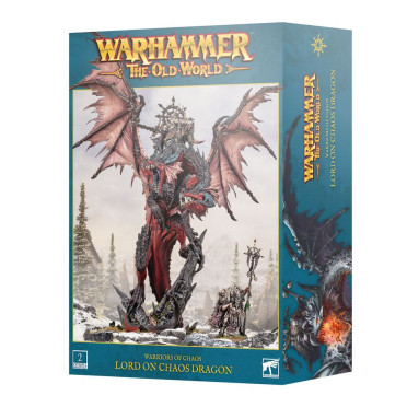 Boite de Warhammer - The Old World : Guerriers du Chaos - Seigneur/Sorcier sur Dragon du Chaos